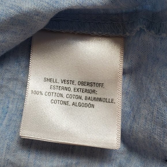 Postmark Anthro Drew Off the Shoulder Layered Reddish Orange Denim Top Size S - Picture 11 of 13